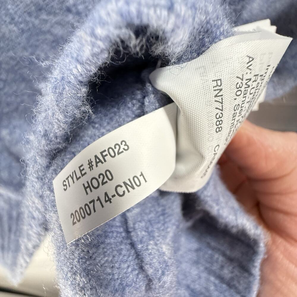 J.Crew SuperSoft Turtleneck Sweater Wool Alpaca Blend Blue Womens SIZE XS Cozy - Picture 6 of 12